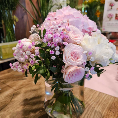 BOUQUET ROSE CLAIR