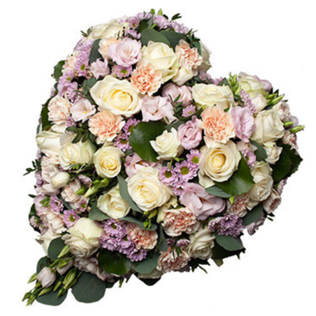 Coeur plein rose